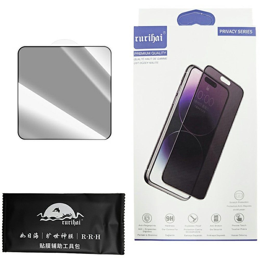 RURIHAI För Huawei Pura X Sekretessskärmskydd 0,3 mm 2,5D Hög Aluminium-Silikon Glas Anti-Spionfilm