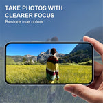AMORUS For Samsung Galaxy S21 5G / S21+ 5G Camera Lens Protector Anti-explosion Tempered Glass HD Clear Back Camera Protective Film