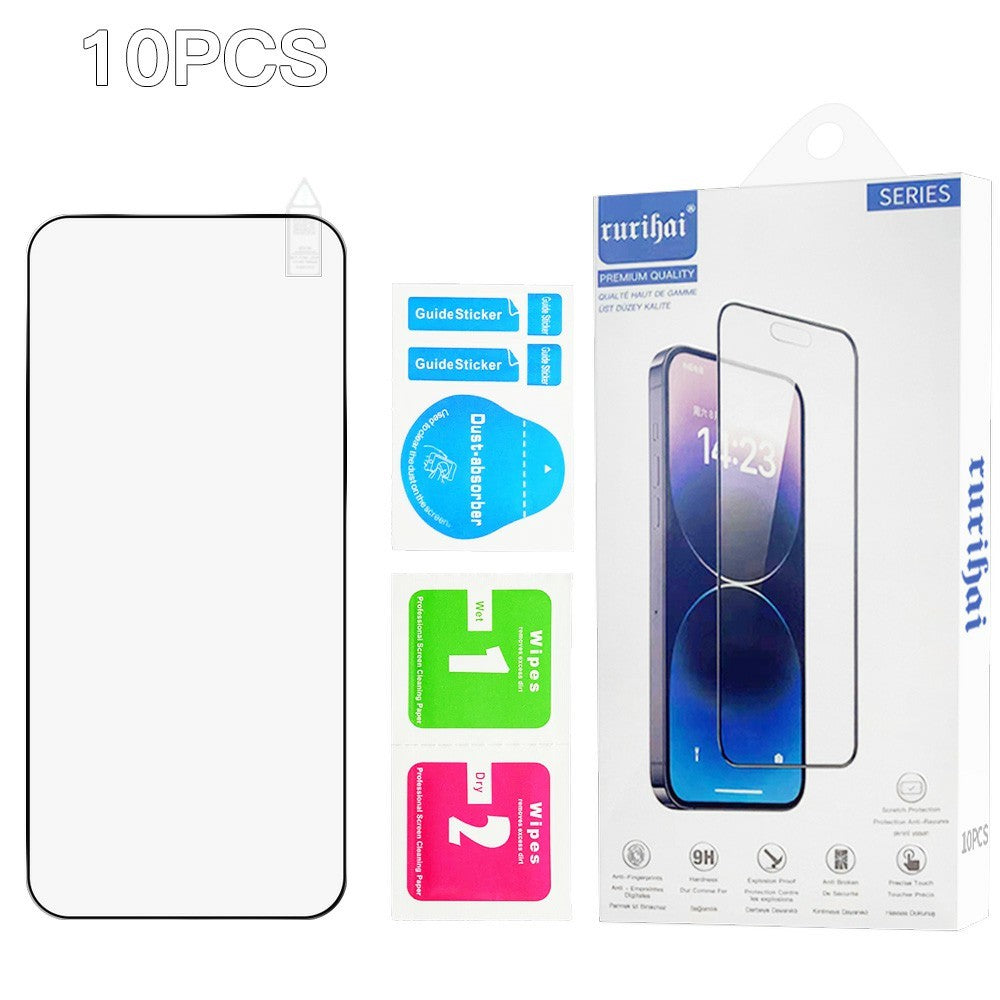 RURIHAI 10Pcs For Honor 400 Lite 5G High Aluminium-Silicon Glass Film 0.26mm 2.5D Screen Protector