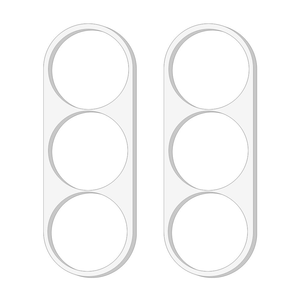 2Pcs For Samsung Galaxy Z TriFold 5G / Z Fold7 5G Camera Lens Protector 3D Arc Edge Anti-Scratch Tempered Glass Lens Film