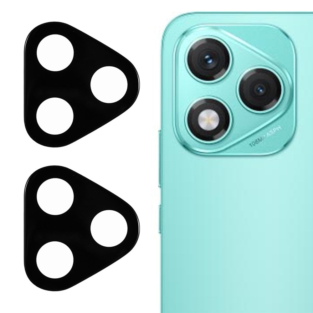 2 stk. til Honor 400 Lite 5G Kameralinsebeskytter Silketryk Linsefilm 3D Buet Kant