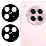 2Pcs For Oppo Find X8s 5G Camera Lens Protector 2.5D Arc Edge Silk Printing Tempered Glass Rear Lens Film