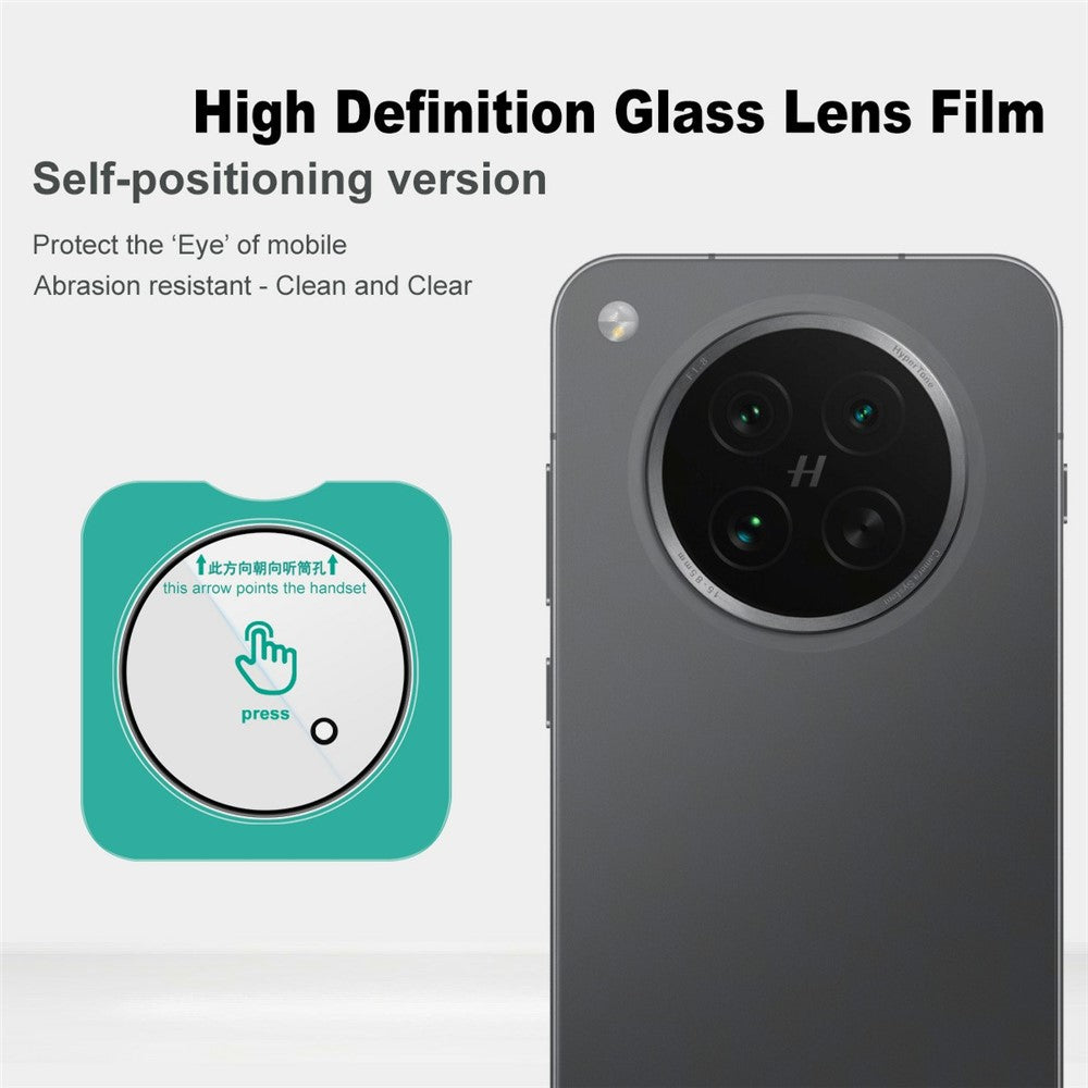 IMAK For Oppo Find X8s 5G Camera Lens Protector Tempered Glass Lens Film with Self Positioning Frame