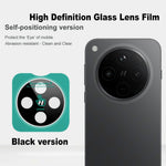IMAK For Oppo Find X8s+ 5G Tempered Glass Camera Lens Protector with Self Positioning Frame (Black Version)