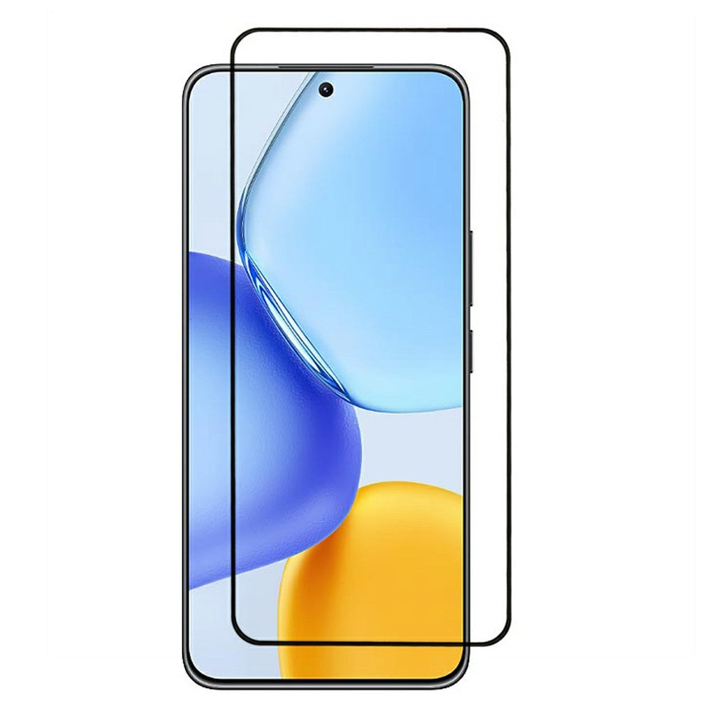 For Honor X60 GT 5G / 300 Tempered Glass Electroplating Anti-Fingerprint Silk Printing Full Glue Screen Protector