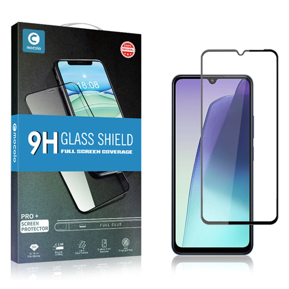 MOCOLO Screen Protector For Xiaomi Poco C71 4G / C75 4G / 5G / Redmi 14C 4G / 14R 5G , Anti-Shatter Silk Printing Tempered Glass Film