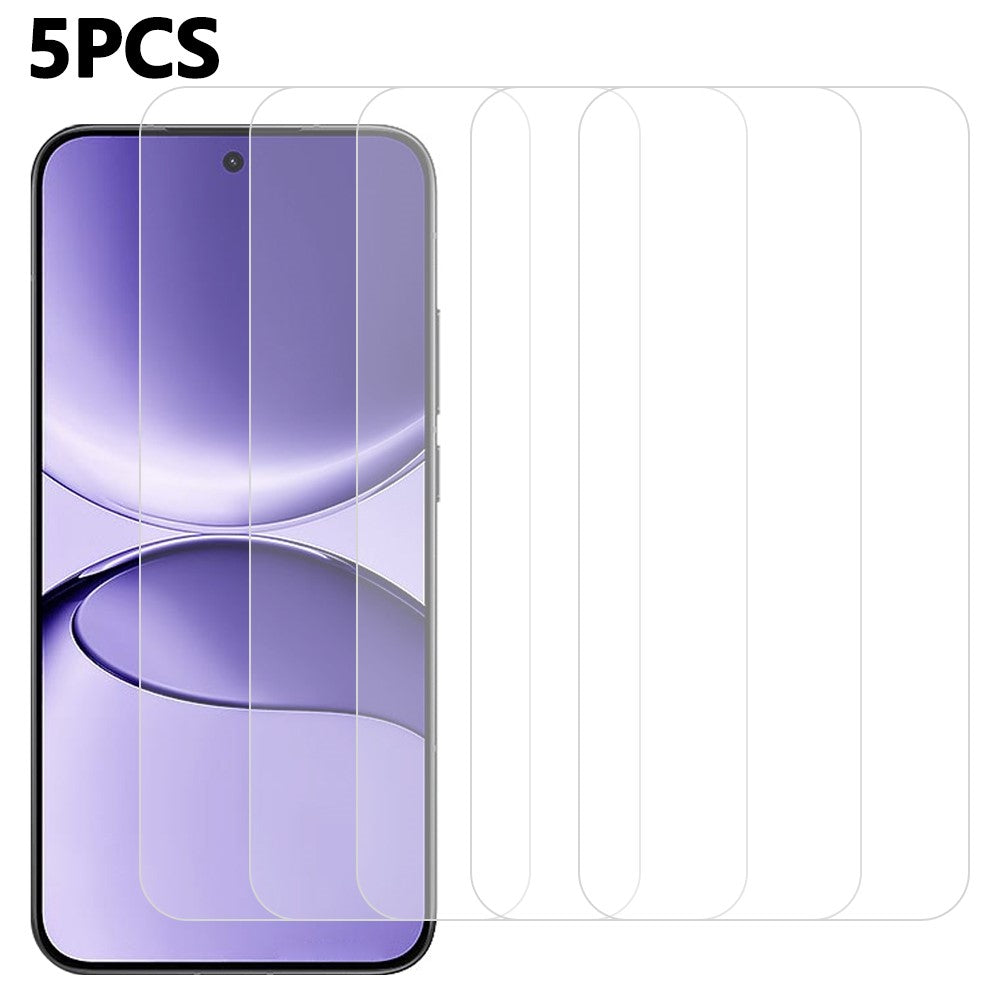 5Pcs For Xiaomi Poco F7 5G / Redmi Turbo 4 Pro 5G Front Screen Protector 0.3mm 2.5D Tempered Glass Clear Film