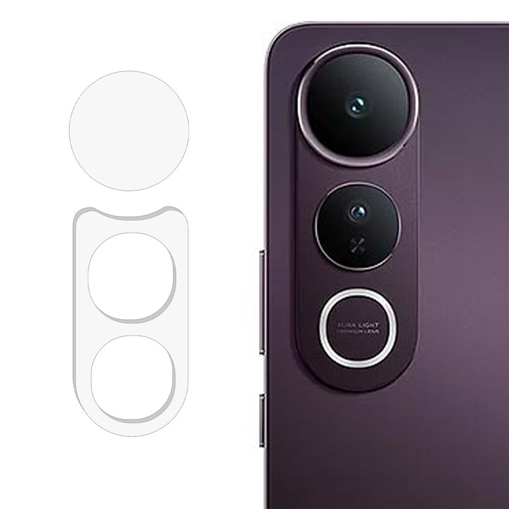 1 Set For vivo V50 Lite 4G / 5G Camera Lens Protector 3D Arc Edge Anti-Scratch Tempered Glass Lens Film