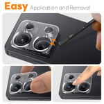 NORTHJO For Xiaomi Redmi Note 14S 4G Camera Lens Protector Tempered Glass HD Clear 3D Full Coverage