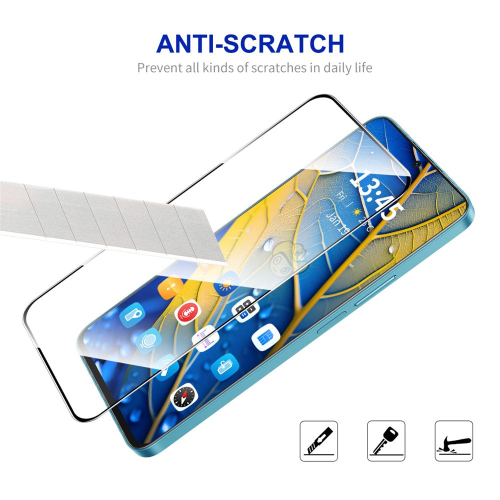 ENKAY HAT PRINCE For Xiaomi Redmi Note 14S 4G HD Clear Film   Tempered Glass Screen Protector with Installation Tool