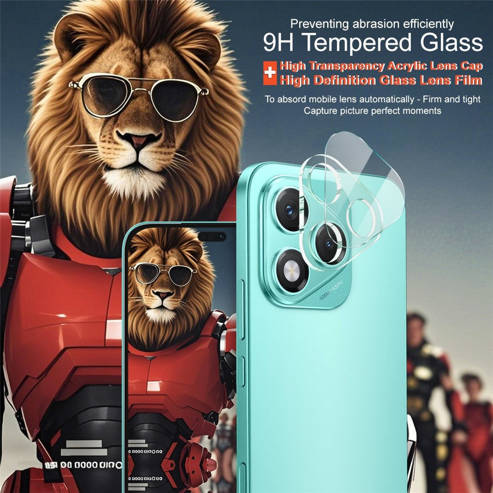 IMAK For Honor 400 Lite 5G Hærdet Glas Kameralinsebeskytter + Akryllinsebeskyttelsesdæksel