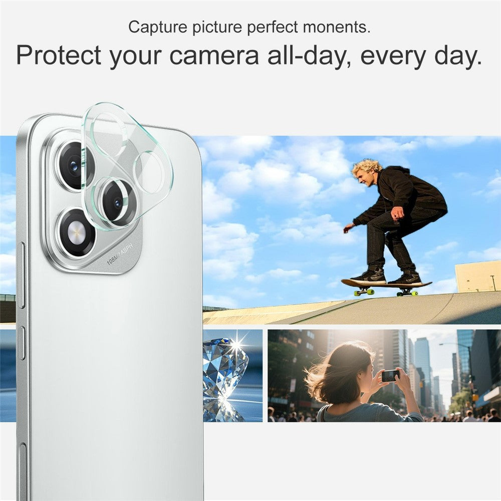IMAK For Honor 400 Lite 5G Hærdet Glas Kameralinsebeskytter + Akryllinsebeskyttelsesdæksel