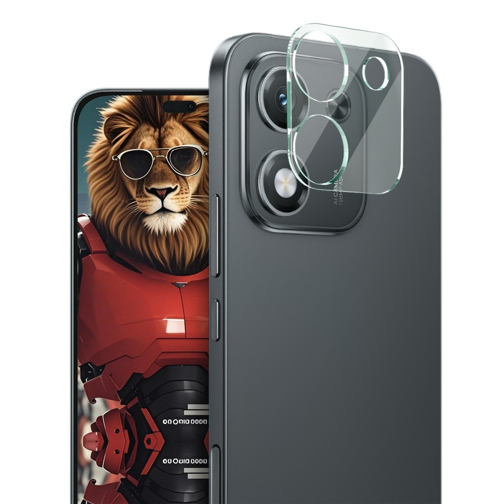 IMAK For Honor X70i Tempered Glass Camera Lens Protector + Acrylic Lens Cap