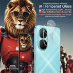 IMAK For Huawei Enjoy 80 Tempered Glass Camera Lens Protector + Acrylic Lens Cap