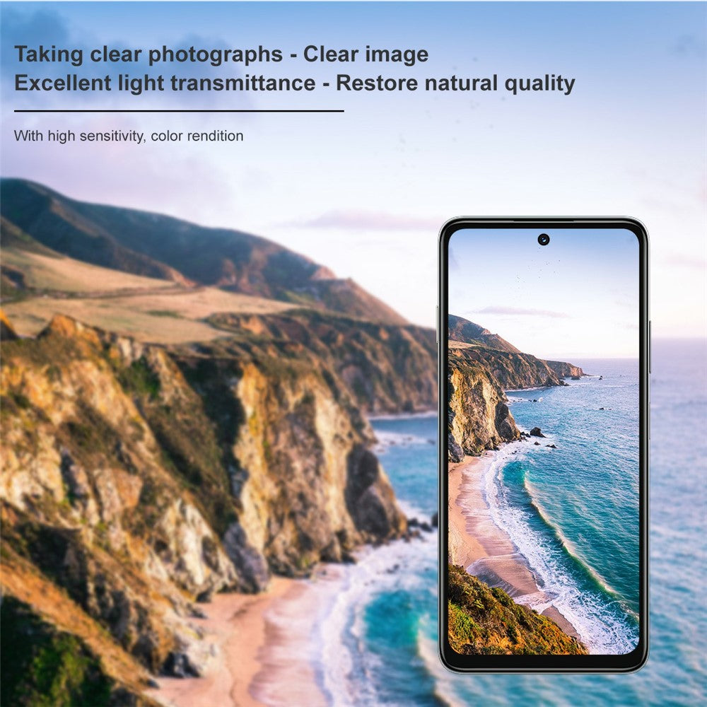 IMAK For Huawei Enjoy 80 Tempered Glass Camera Lens Protector + Acrylic Lens Cap