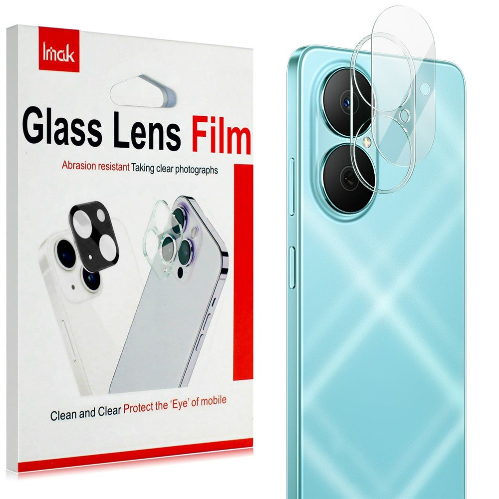 IMAK For Huawei Enjoy 80 Tempered Glass Camera Lens Protector + Acrylic Lens Cap