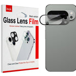 IMAK For Google Pixel 10 Pro XL Camera Lens Protector Tempered Glass HD Clear Lens Film (Black Version)