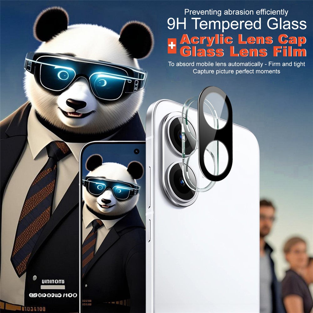 IMAK For Xiaomi Redmi Turbo 4 Pro 5G Tempered Glass Lens Film + Acrylic Cap (Black Version)