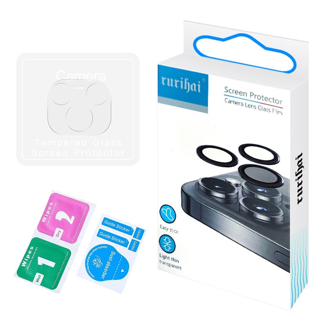 RURIHAI For Honor Power 5G Camera Lens Protector 3D Clear High Aluminum-Silicon Glass Lens Film