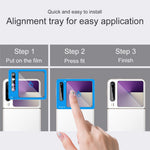 IMAK For Huawei Pura X Camera Lens Film + Rear Screen Protector with Self Positioning Frame (Black Version)