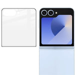For Samsung Galaxy Z Flip7 5G Screen Protector Silk Printing Tempered Glass Full Glue Film (Outer Screen)