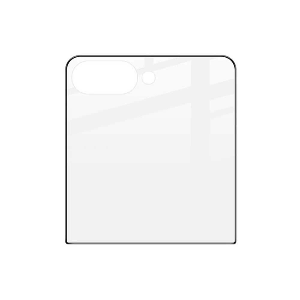 For Samsung Galaxy Z Flip7 5G Screen Protector Silk Printing Tempered Glass Full Glue Film (Outer Screen)