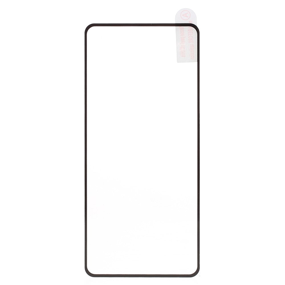 For Oppo Reno14 Pro 5G (Global) Tempered Glass Electroplating Anti-Fingerprint Silk Printing Full Glue Screen Protector