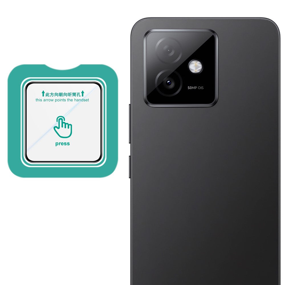 IMAK For Honor X60 GT 5G Camera Lens Protector Tempered Glass Lens Film with Self Positioning Frame