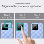 IMAK For Honor X60 GT 5G Camera Lens Protector Tempered Glass Lens Film with Self Positioning Frame