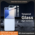 IMAK For Samsung Galaxy Z Flip8 / Z Flip7 5G Rear Screen Protector Clear Tempered Glass Back Film