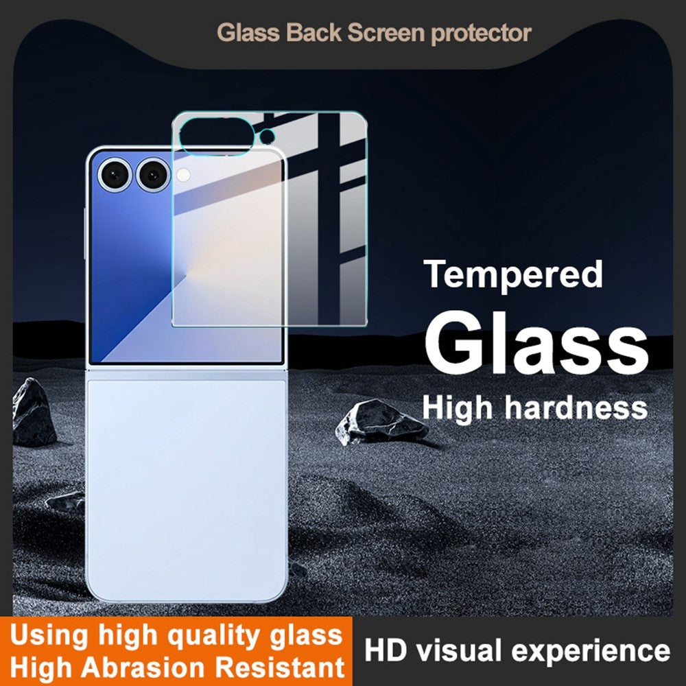 IMAK For Samsung Galaxy Z Flip8 / Z Flip7 5G Rear Screen Protector Clear Tempered Glass Back Film