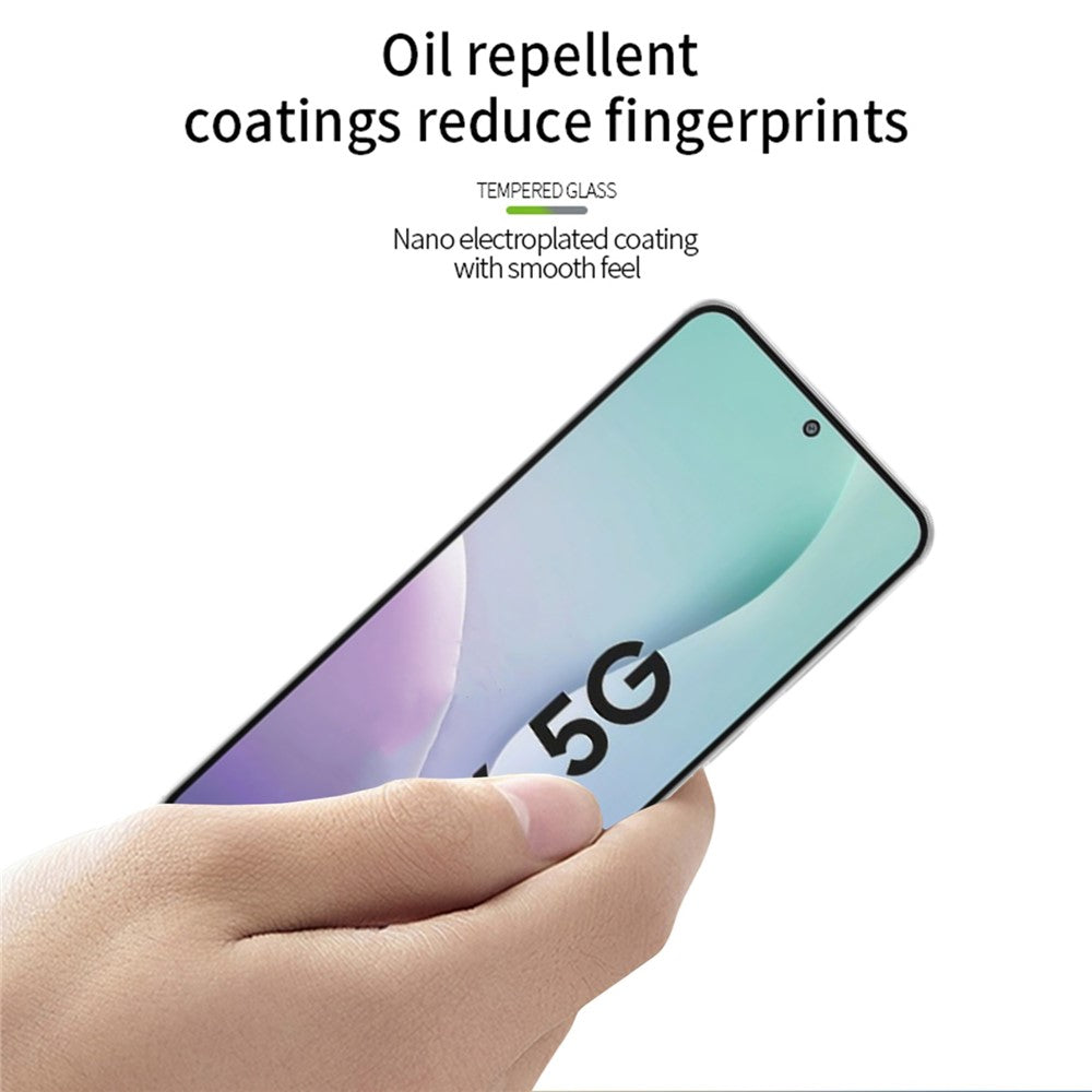 MOFI til Samsung Galaxy M56 5G Skærmbeskytter 9H Fuld Lim Fuld Dækning Højt Aluminium-Silicium Glasfilm