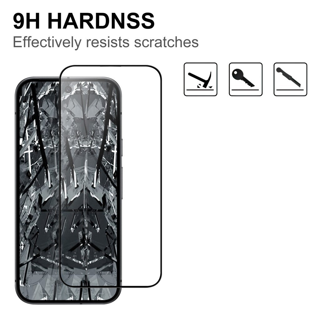 For Google Pixel 11 Pro XL / 10 Pro XL / 9 Pro XL AGC Tempered Glass with Black Edge Full Glue Full Coverage Screen Protector