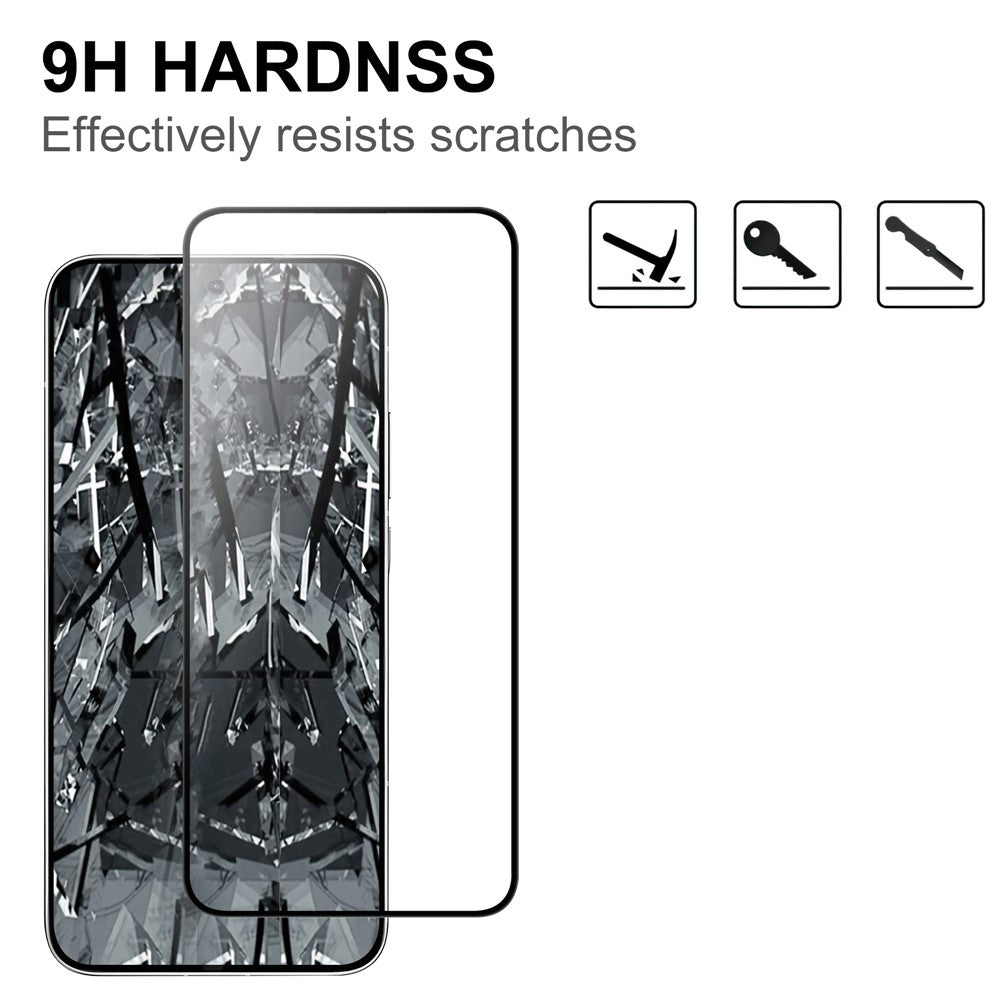 For Xiaomi Redmi Turbo 4 Pro 5G / Poco F7 5G AGC Tempered Glass with Black Edge Full Glue Full Coverage Screen Protector