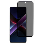 For Xiaomi Poco X7 Pro 5G  /  Redmi Turbo 4 5G Anti-Peep Tempered Glass Full Covering Silk Printing Screen Protector