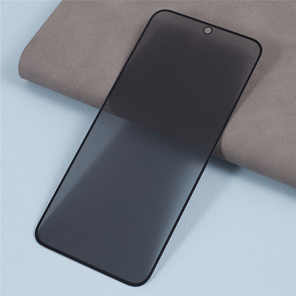 For Xiaomi Poco X7 Pro 5G  /  Redmi Turbo 4 5G Anti-Peep Tempered Glass Full Covering Silk Printing Screen Protector
