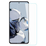 AMORUS För Xiaomi 12T 5G / Redmi K50 Ultra 5G / 12T Pro 5G Anti-fingeravtryck Skärmskydd 2.5D Arc Edge 9H Hårdhet Hög Aluminium-Kisel Glas mobilskärmskyddsfilm