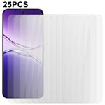 25Pcs For Oppo F29 5G Tempered Glass High Definition Screen Protector Film (No Package, with Wipes Set, Dust-absorber, Guide Sticker)