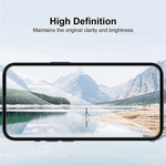 2 stk. til iPhone 17 Pro HD Klar Skærmbeskytter Anti-Eksplosion 2.5D Buet Kant Hærdet Glas Skærmfilm