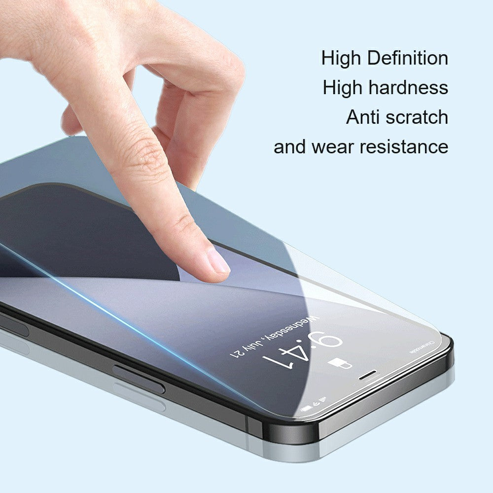 AMORUS For iPhone 17 Pro Max Front Screen Protector 2.5D Arc Edge 9H High Aluminum-Silicon Glass Film