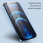AMORUS For iPhone 17 Pro Max Front Screen Protector 2.5D Arc Edge 9H High Aluminum-Silicon Glass Film