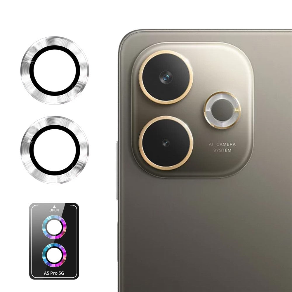 ENKAY HAT PRINCE For Oppo A5 Pro 5G (Global) / Oppo A5 Pro 4G (Global) Camera Lens Protector Metal Ring Lens Film