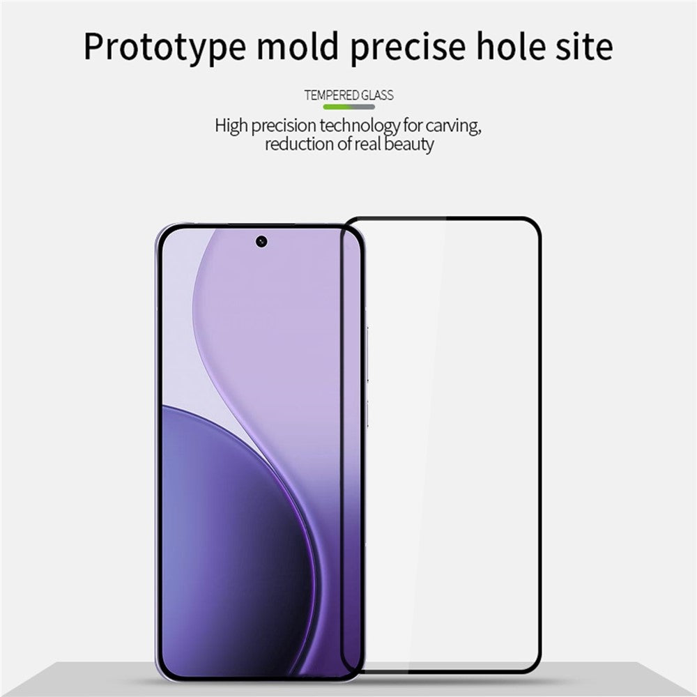 MOFI For Oppo Reno14 Pro 5G Screen Protector  9H Full Glue Full Coverage High Aluminum-Silicon Glass Film