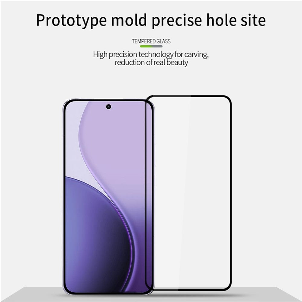 PINWUYO För Oppo Reno14 Pro 5G Härdat Glas Film JK Series-2 9H Helskärmsskydd