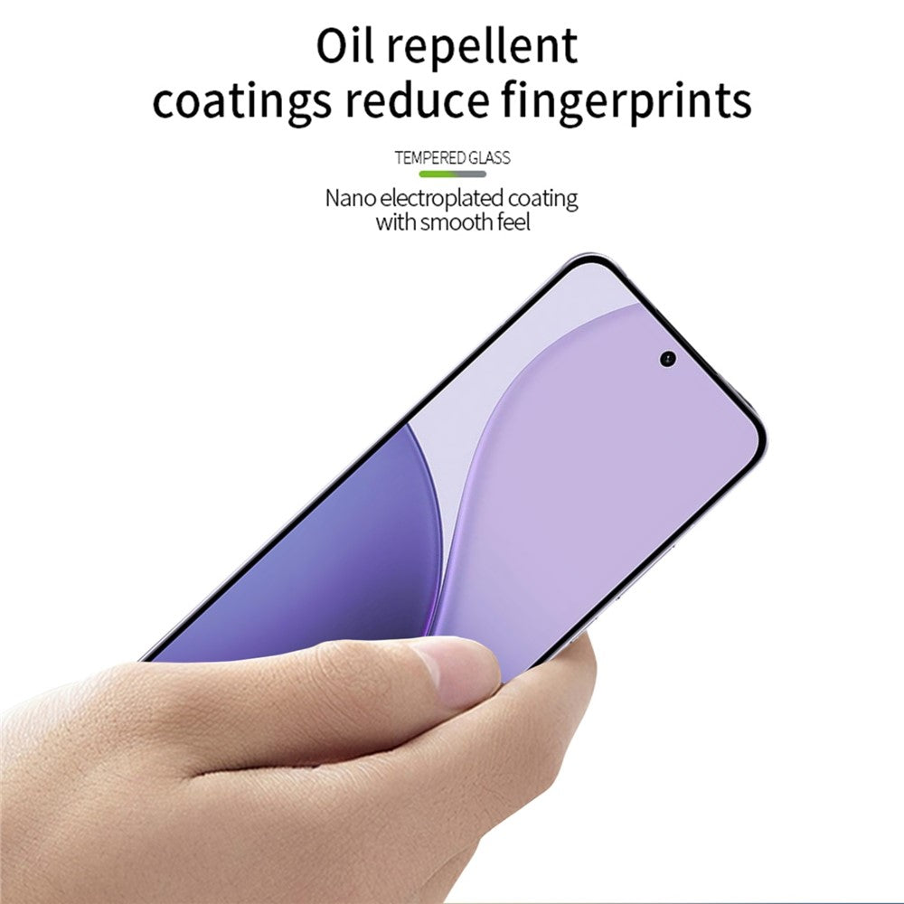 PINWUYO För Oppo Reno14 Pro 5G Härdat Glas Film JK Series-2 9H Helskärmsskydd