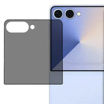 For Samsung Galaxy Z Flip7 5G Anti-Spy Screen Protector Silk Printing Tempered Glass Small Screen Film