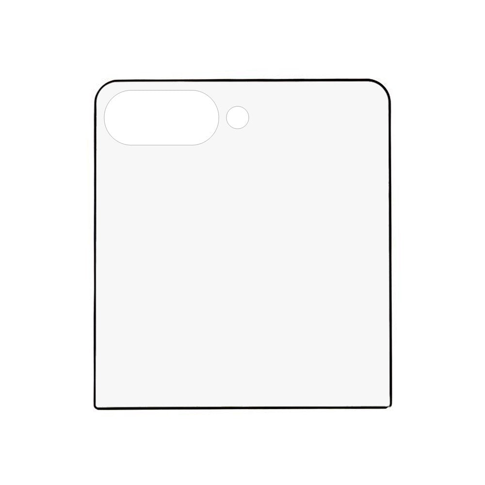 For Samsung Galaxy Z Flip7 5G Crystal Clear Screen Protector Silk Printing Tempered Glass Small Screen Film