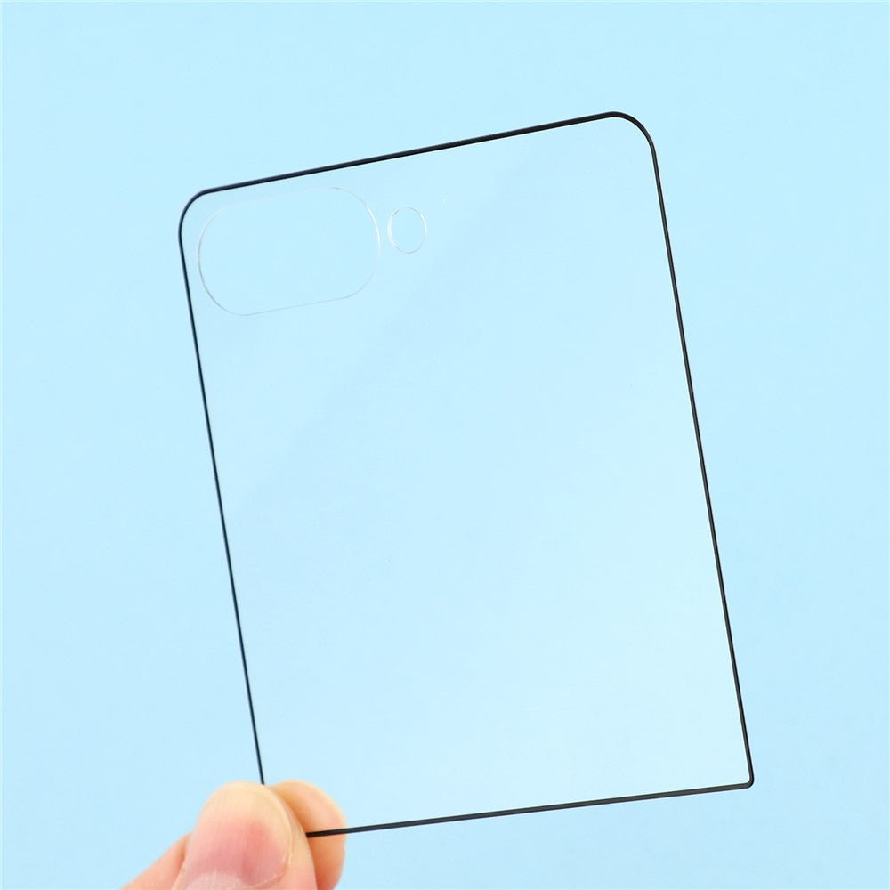 For Samsung Galaxy Z Flip7 5G Crystal Clear Screen Protector Silk Printing Tempered Glass Small Screen Film