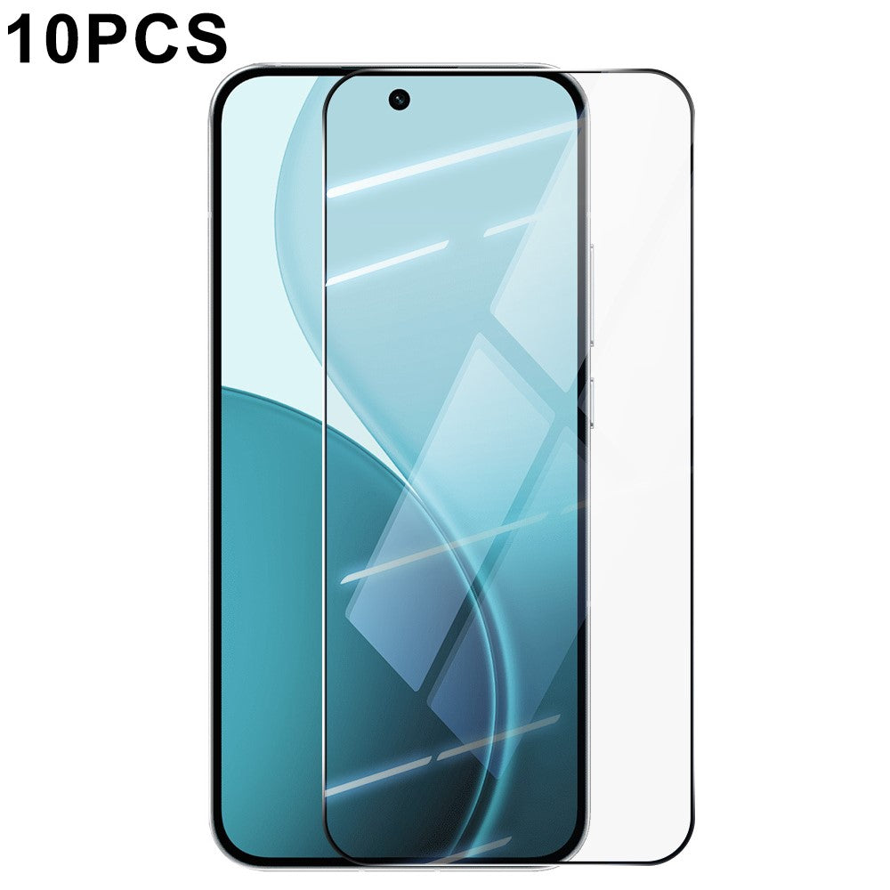 RURIHAI 10 st för Oppo Reno14 Pro 5G (Global) Hög aluminium-kiselglasfilm 0,26 mm 2,5D skärmskydd