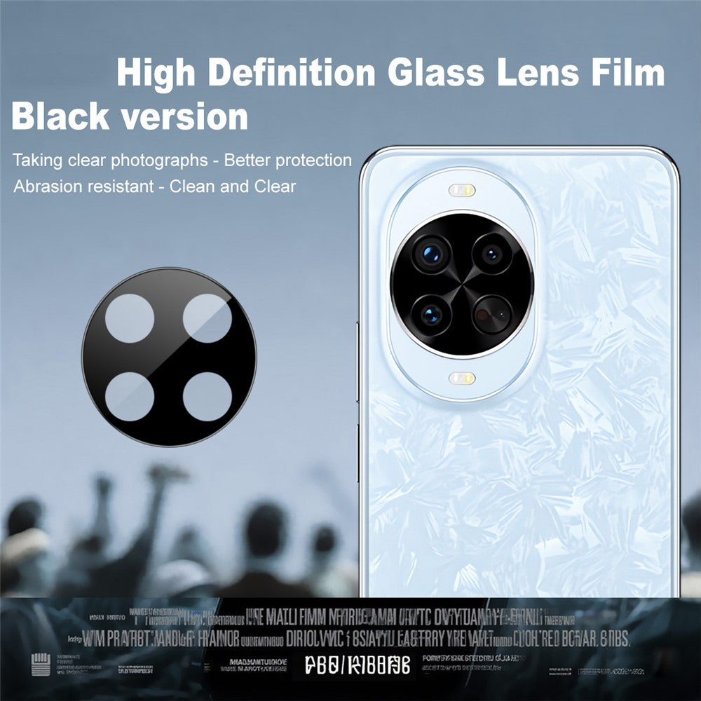 IMAK For Huawei nova 14 Pro 5G Camera Lens Protector Tempered Glass HD Clear Lens Film (Black Version)